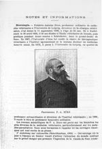 Photographie de F-A. Zürn - Notes historiques sur la peste - Archives de parasitologie