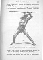 Fig. 49. Type français développé par la méthode française - Evolution de l'éducation physique. L'Eco [...]