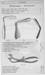 Abaisse langue fixe de Trousseau, manche métal - Instruments et appareils de l' art médical P. Natto [...]