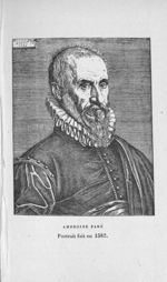 Ambroise Paré. Portrait fait en 1582 - Les chirurgiens