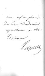 Autographe de Velpeau [reproduction] - Nos médecins contemporains, par Paul Labarthe... Velpeau, Nél [...]