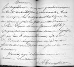 Lettre autographe de Trousseau [reproduction] - Nos médecins contemporains, par Paul Labarthe... Vel [...]