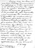 Autographe de Piorry [reproduction]. Séance de l'académie, 24 juillet 1860 - Nos médecins contempora [...]