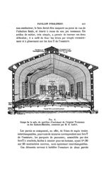 Fig. 2. Coupe de la salle du pavillon d'isolement de l'hôpital Trousseau et des enfants-malades, con [...]