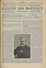 [Le Fort] - Gazette des hôpitaux civils et militaires (Lancette française)
