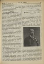 [Antonin Poncet] - Gazette des hôpitaux civils et militaires (Lancette française)