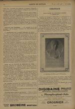 Le médaillon de Gilbert, par M. Prudhomme - Gazette des hôpitaux civils et militaires (Lancette fran [...]