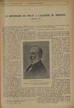 Carlos Finlay (1833-1915) - Gazette des hôpitaux civils et militaires (Lancette française)