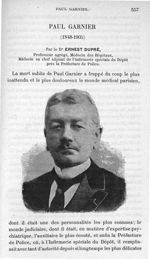 Paul Garnier (1848-1905) - Annales d'hygiène publique et de médecine légale