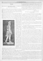 Statue de Pierre Belon à Cérans-Foulletourte - Le progrès médical  : journal de médecine, de chirurg [...]