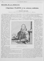 Christophe Plantin,15..-1589 (d'après la gravure de H. Goltzius) - Le progrès médical