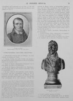 Portrait de Bichat (Anatomie Générale, éditions de 1821 et de 1830) / Chinard. Buste de Bichat??? Mu [...]