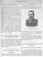 M. le Pr Budin (de Paris) - Gazette médicale de Paris : journal de médecine et des sciences accessoi [...]