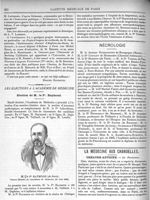 M. le Pr Raymond (de Paris) - Gazette médicale de Paris : journal de médecine et des sciences access [...]