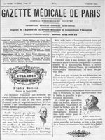 M. le Pr C. Potain / M. le Pr Charles Richet - Gazette médicale de Paris : journal de médecine et de [...]