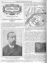 M. le Dr Gilles de la Tourette (Paris) / Fig. 33. Plan de l'exposition de 1900 / Fig. 34. Un avertis [...]