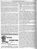 Pr Raymond - Gazette médicale de Paris : journal de médecine et des sciences accessoires