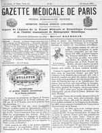 M. le Pr Cornil - Gazette médicale de Paris : journal de médecine et des sciences accessoires