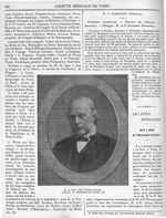 M. le Prof. Lord Lister (Londres) - Gazette médicale de Paris : journal de médecine et des sciences  [...]