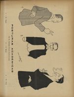 [Caricatures] Pr. Roger, Dr Balzer, Pr. Pozzi - Le Rictus :  journal humoristique mensuel. 1912