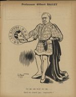 [Caricature du Professeur Gilbert Ballet] - Le Rictus :  journal humoristique mensuel. 1912