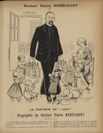 [Caricature du Docteur Pierre Nobécourt] - Le Rictus :  journal humoristique mensuel. 1912