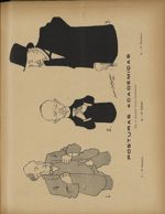 [Caricatures] Pr Pouchet, Pr Gilbert, Pr Fournier - Le Rictus :  journal humoristique mensuel. 1912