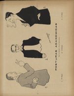 [Caricatures] Pr Roger, Dr Balzer, Pr Pozzi - Le Rictus :  journal humoristique mensuel. 1912