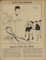 [Caricature du Docteur Emile Sergent] - Le Rictus :  journal humoristique mensuel. 1912