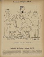 [Caricature du Docteur Adolphe Javal] - Le Rictus :  journal humoristique mensuel. 1912