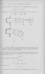 Fig. 3. — La limite élastique de la barre métallique étant dépassée, celle-ci prend une certaine cou [...]