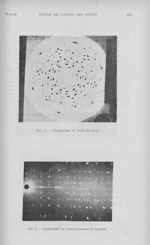 Fig. 1. — Diagramme de laüe du beryl / Fig. 2. — Diagramme de cristal tournant de l’apatite - L'Odon [...]