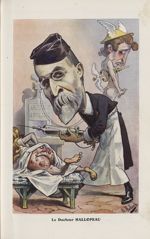 [Caricature] Le Docteur Hallopeau (B. Moloch) - Chanteclair
