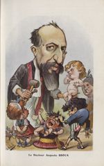 [Caricature] Le Docteur Auguste Broca (B. Moloch) - Chanteclair