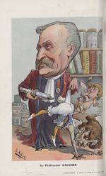 [Caricature] Le Professeur Gaucher (B. Moloch) - Chanteclair
