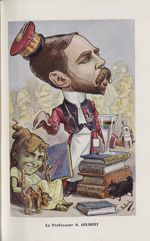 [Caricature] Le Professeur A. Gilbert (B. Moloch) - Chanteclair