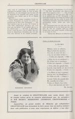 Musicienne espagnole - Chanteclair