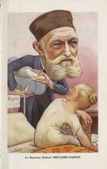 [Caricature] Le Docteur Robert Moutard-Martin (H. Frantz) - Chanteclair