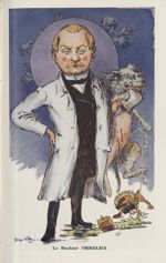 [Caricature] Le Docteur Thiroloix (Georges Villa) - Chanteclair