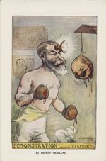 [Caricature] Le Docteur Sebileau (Georges Villa) - Chanteclair