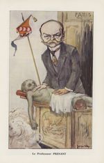 [Caricature] Le Professeur Prenant (Georges Villa) - Chanteclair