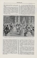 L'empereur et l'impératrice ouvrant le bal dans la salle des maréchaux, au palais des tuileries - Ch [...]