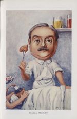 [Caricature] Docteur Proust (A. Chanteau) - Chanteclair