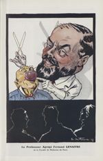 [Caricature] Le Professeur agrégé Fernand Lemaître de la Faculté de médecine de Paris (L. de Fleurac [...]