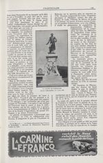 La statue de Parmentier élevée à Montdidier, le 7 juin 1931 - Chanteclair