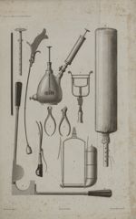 Pl. 30. Instruments chirurgicaux - Anatomie chirurgicale des principaux animaux domestiques : atlas  [...]