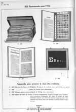 XIX. Instruments pour l'oeil. Appareils pour prouver le sens des couleurs. 245 Collection de laines  [...]