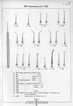 XIX. Instruments pour l'oeil (crochets) - Nouveau catalogue général, section C, Oeil, oreille, nez,  [...]