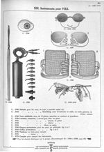 XIX. Instruments pour l'oeil. 2730 Aimant, pour les yeux, de Luer, à manche métal uni. 2733 Aimant,  [...]