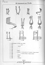 XX. Instruments pour l'oreille. 4070 Ecarteur de Finsen, petit modèle. 4071 Ecarteur de Finsen, gran [...]